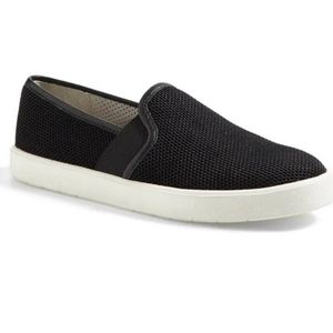 Vince Slip On Sneakers Preston Woven Black